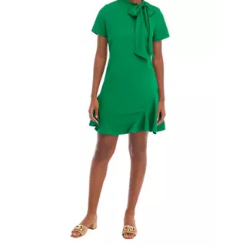 CeCe  Short sleeve dress with bow